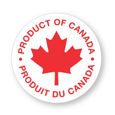 Made In Canada Label