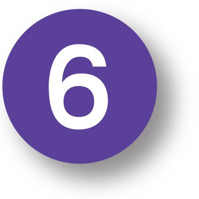 Number 6 Label