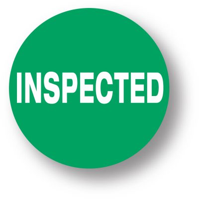 Inspected Label