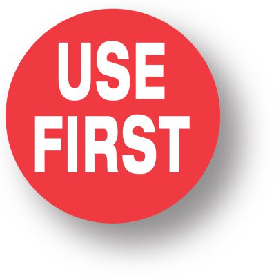 Use First Inventory Label