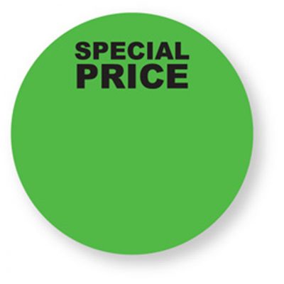 special price label