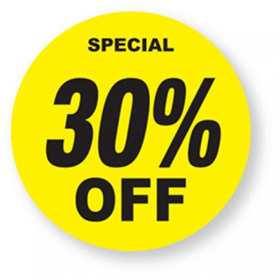 30% Off Label