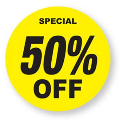 50% Off Label