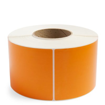 4 x 3 Orange Thermal Labels