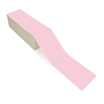 4" x 6" Pink Thermal Transfer Labels