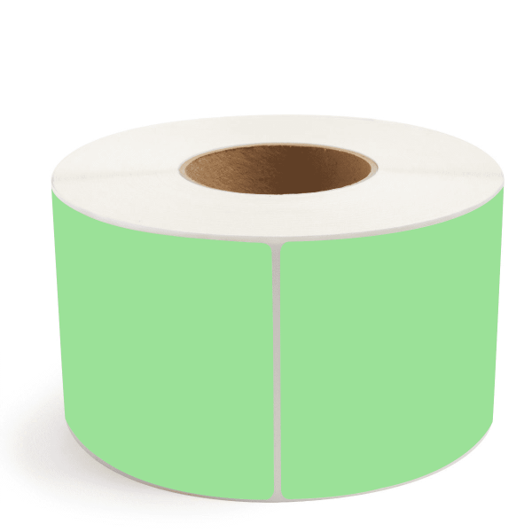 4" x 6" Green Thermal Transfer Labels