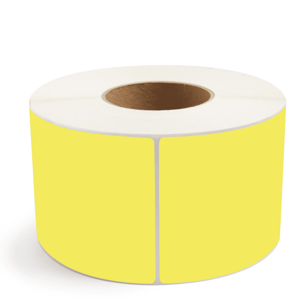 4" x 8" Yellow Thermal Transfer Labels