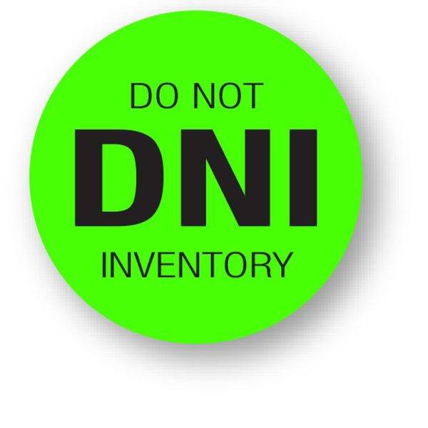 Inventory - Do Not Inventory (DNI) labels